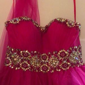 pink bling dress 👗✨